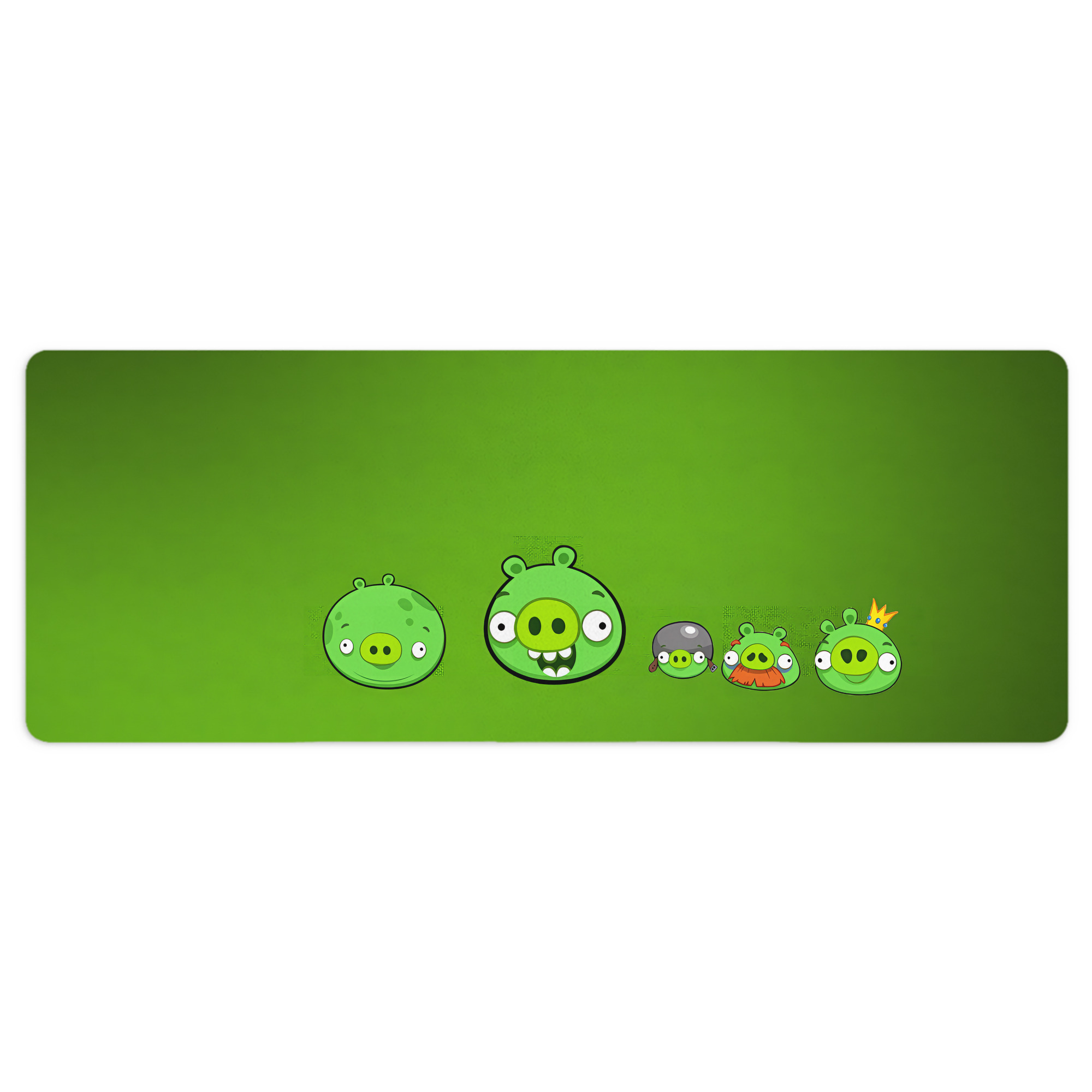 （画像用） Angry Birds アングリーバード ステッチ加工 大判デスクマット／滑り止めマウスパッド