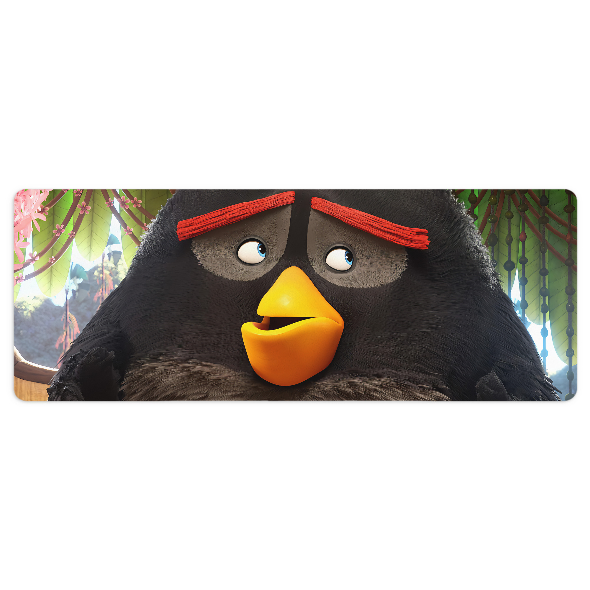 （画像用） Angry Birds アングリーバード ステッチ加工 大判デスクマット／滑り止めマウスパッド