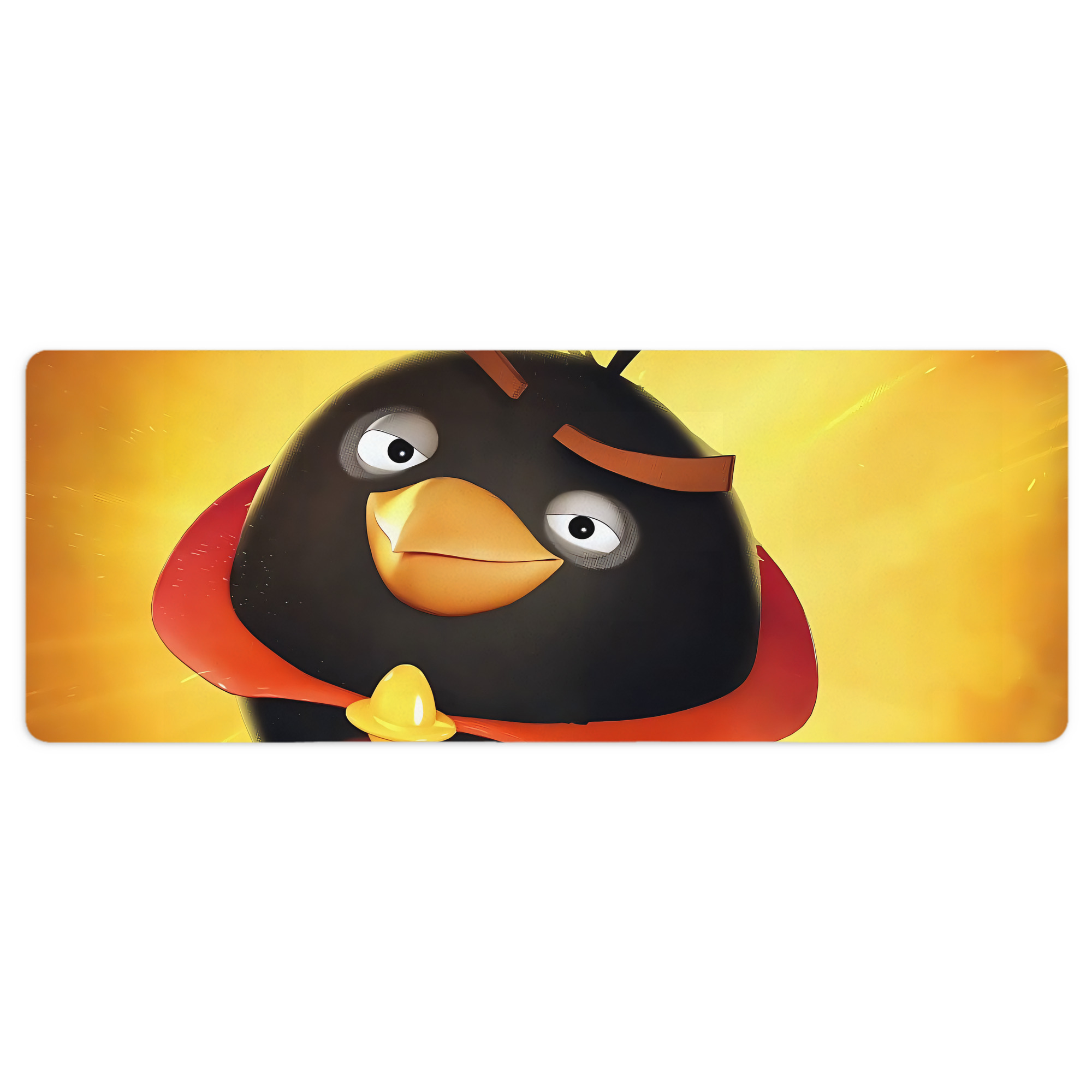 （画像用） Angry Birds アングリーバード ステッチ加工 大判デスクマット／滑り止めマウスパッド