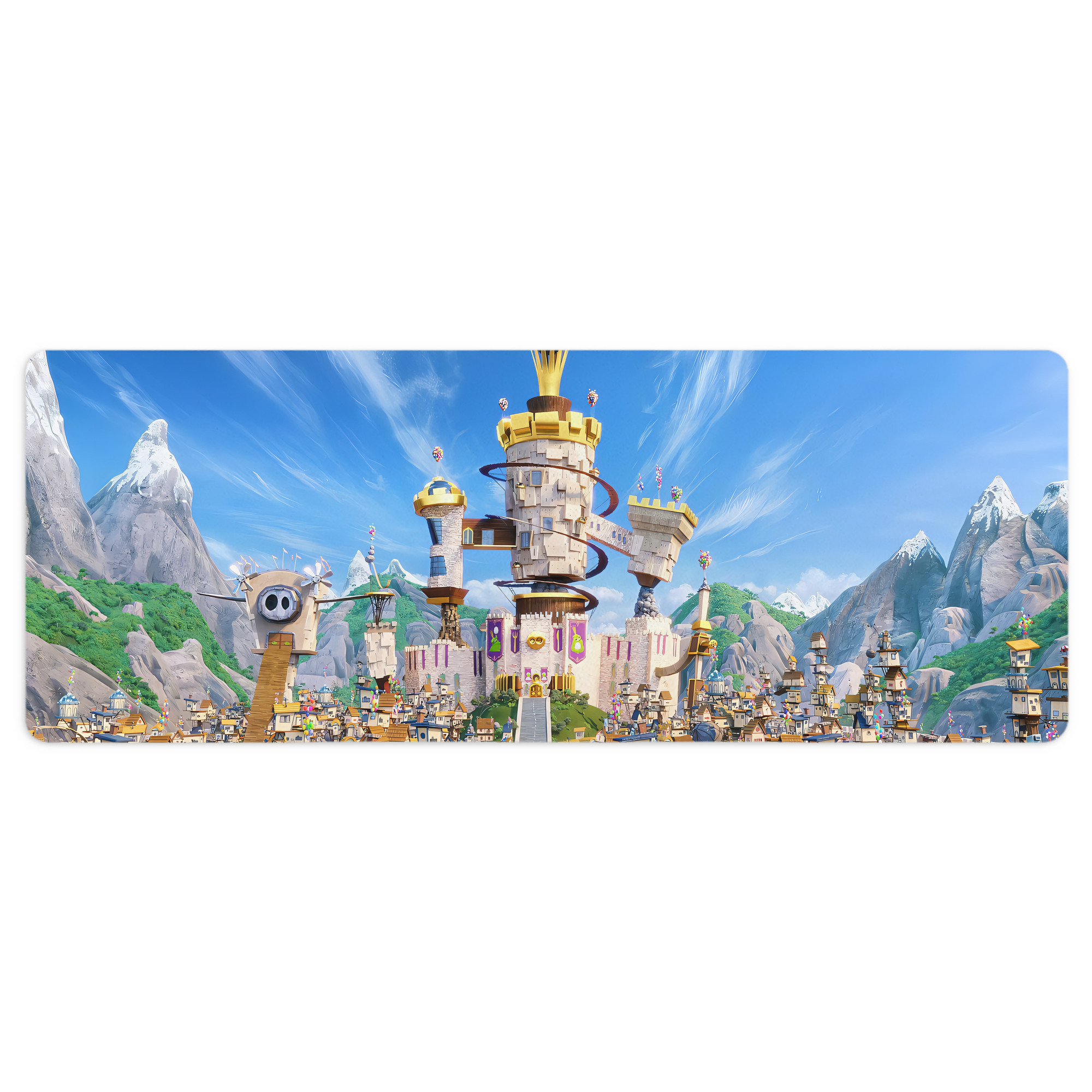 （画像用） Angry Birds アングリーバード ステッチ加工 大判デスクマット／滑り止めマウスパッド