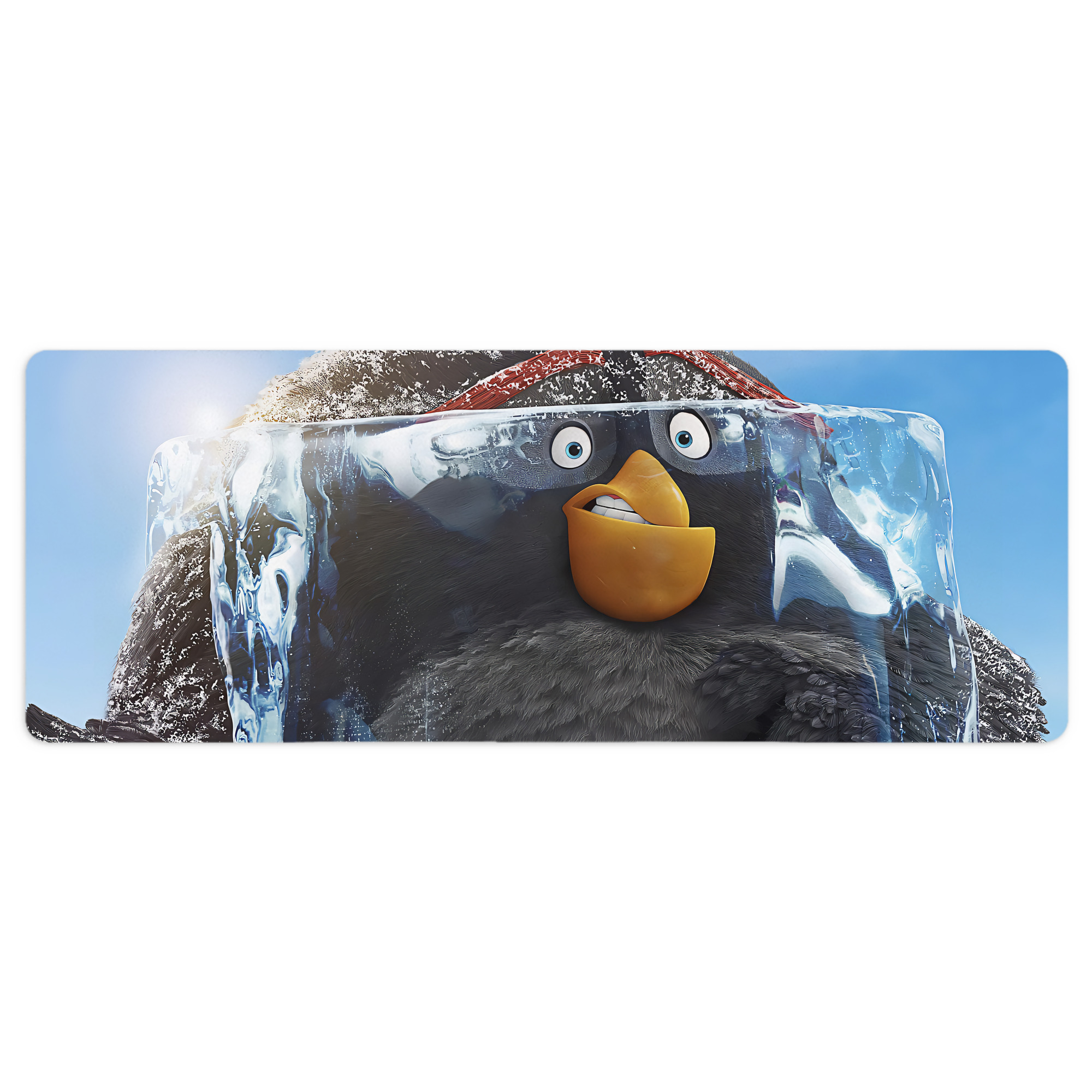 （画像用） Angry Birds アングリーバード ステッチ加工 大判デスクマット／滑り止めマウスパッド