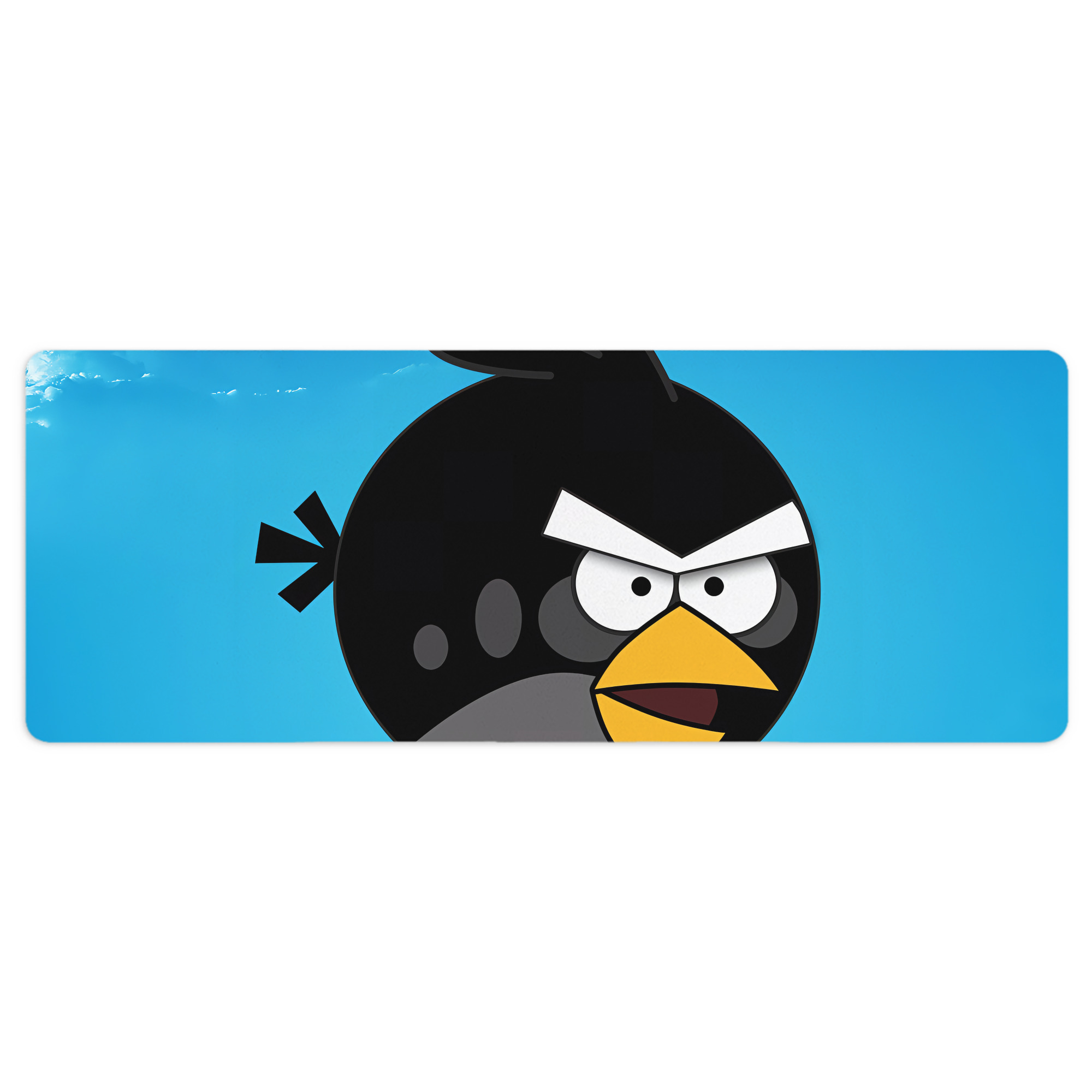 （画像用） Angry Birds アングリーバード ステッチ加工 大判デスクマット／滑り止めマウスパッド