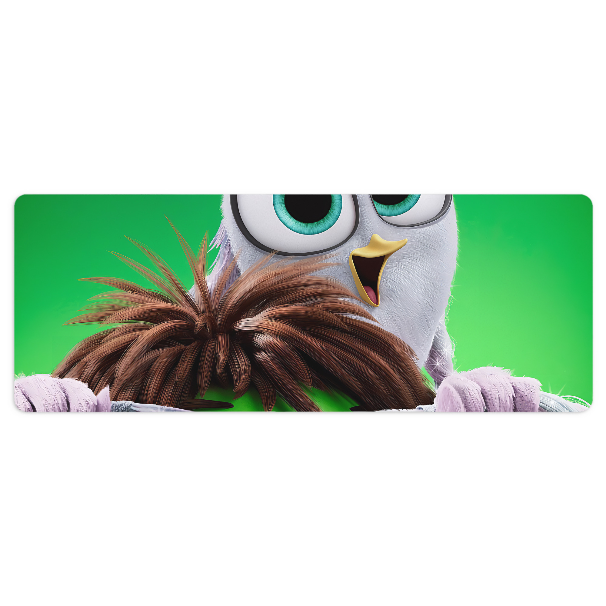 （画像用） Angry Birds アングリーバード ステッチ加工 大判デスクマット／滑り止めマウスパッド