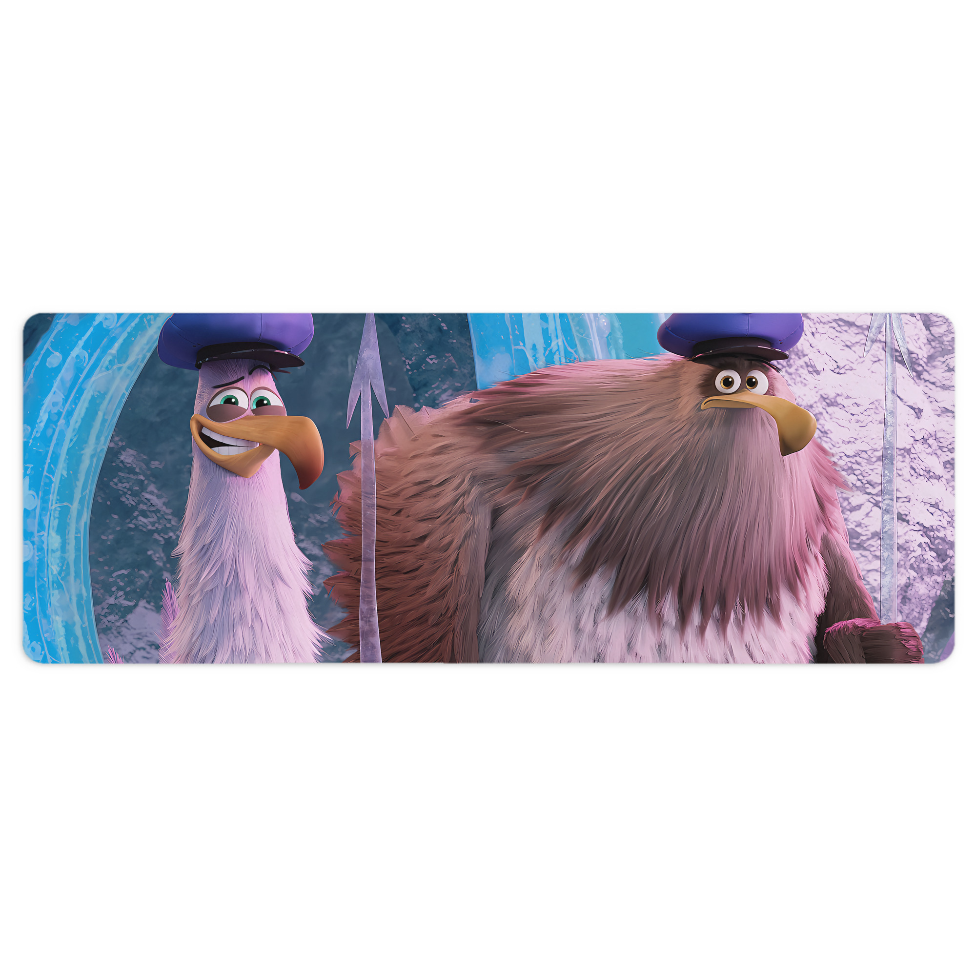 （画像用） Angry Birds アングリーバード ステッチ加工 大判デスクマット／滑り止めマウスパッド