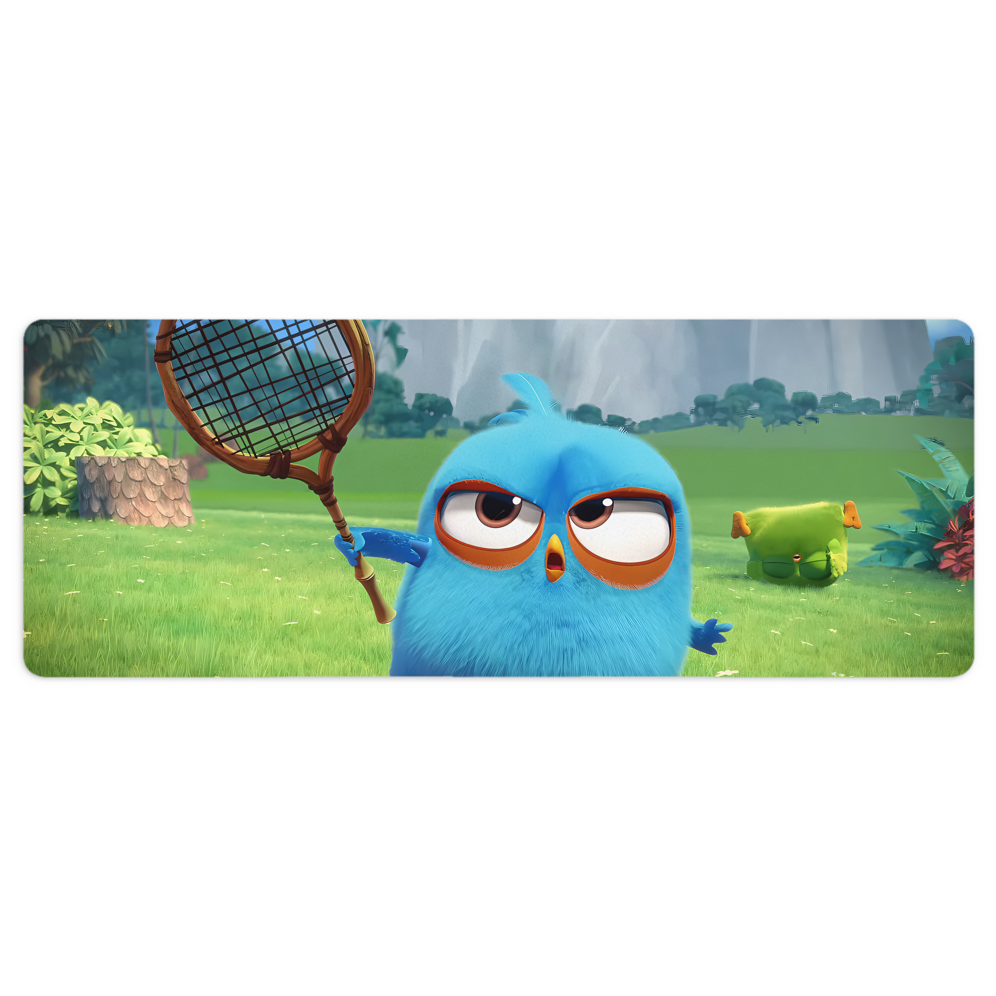 （画像用） Angry Birds アングリーバード ステッチ加工 大判デスクマット／滑り止めマウスパッド