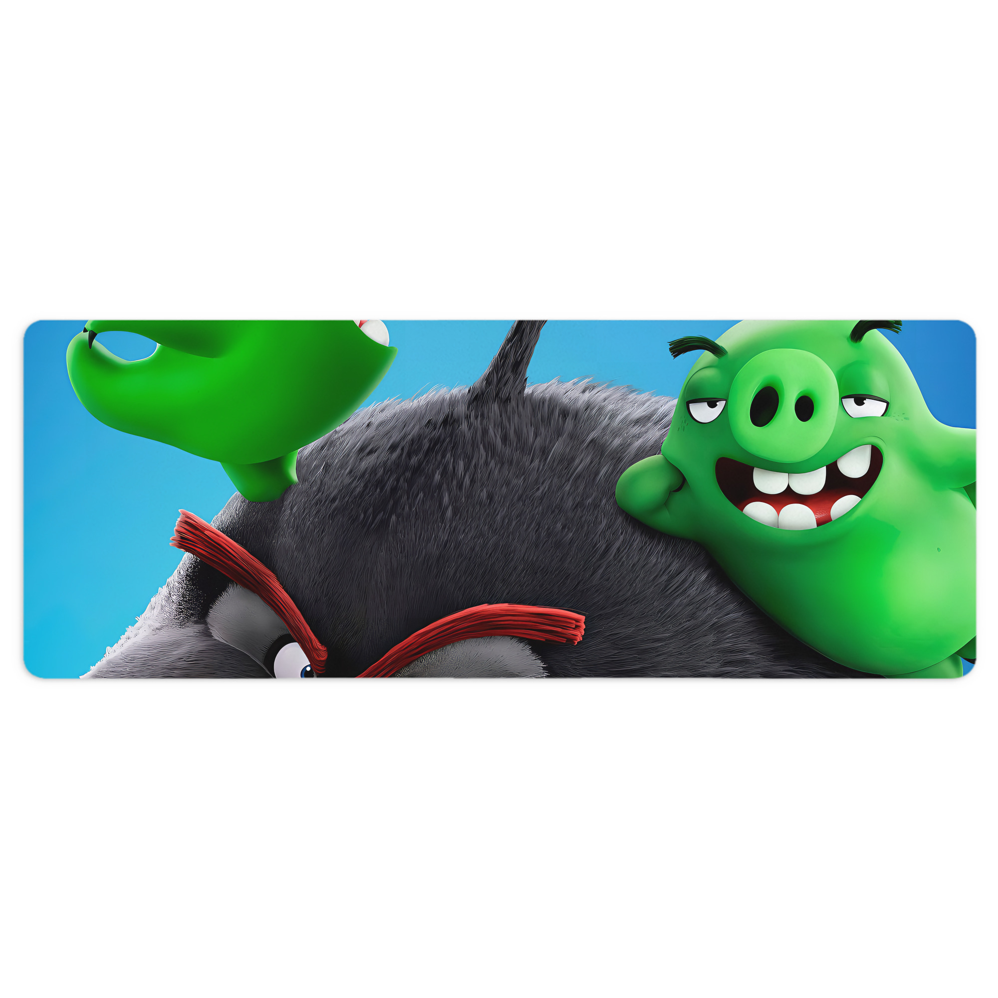 （画像用） Angry Birds アングリーバード ステッチ加工 大判デスクマット／滑り止めマウスパッド