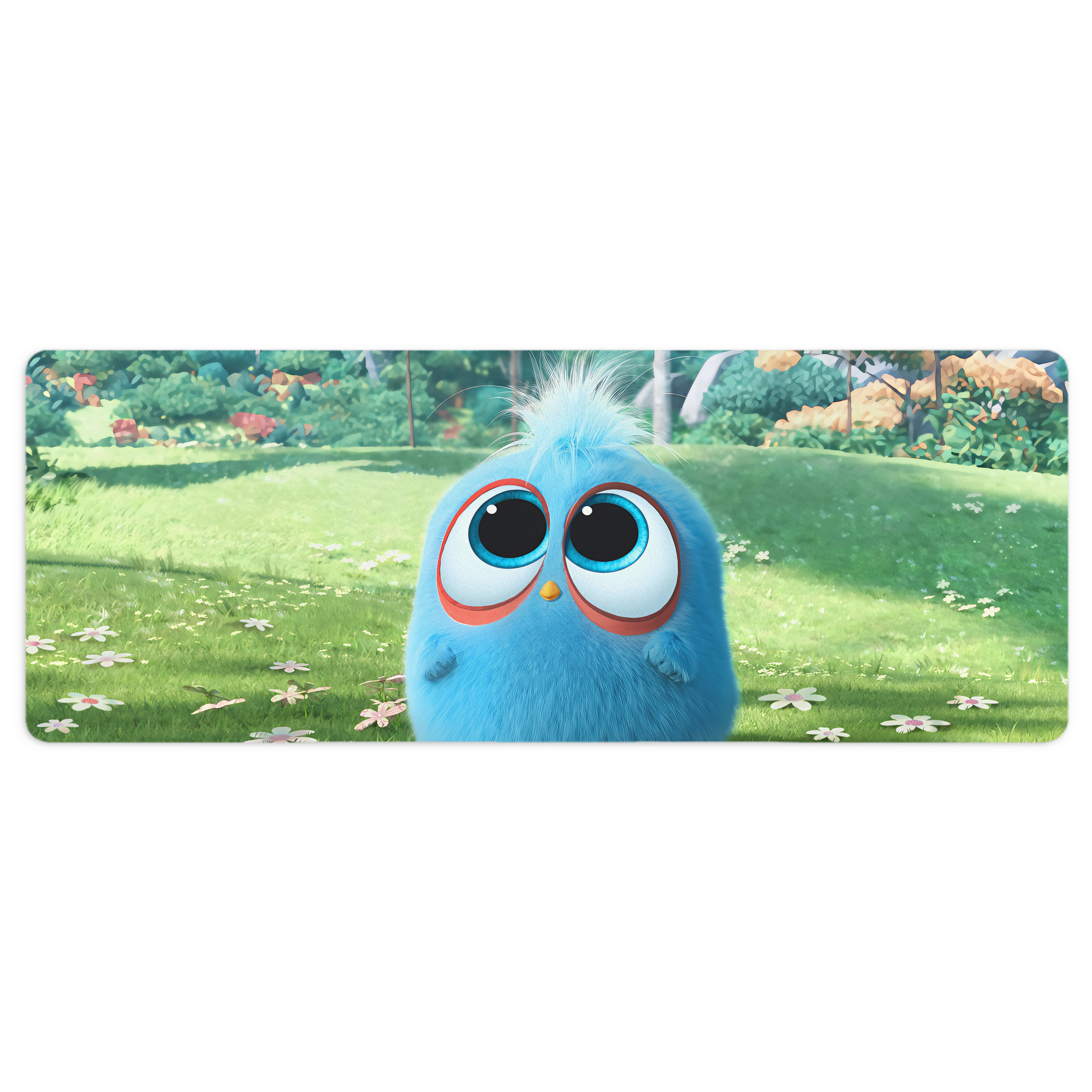 （画像用） Angry Birds アングリーバード ステッチ加工 大判デスクマット／滑り止めマウスパッド