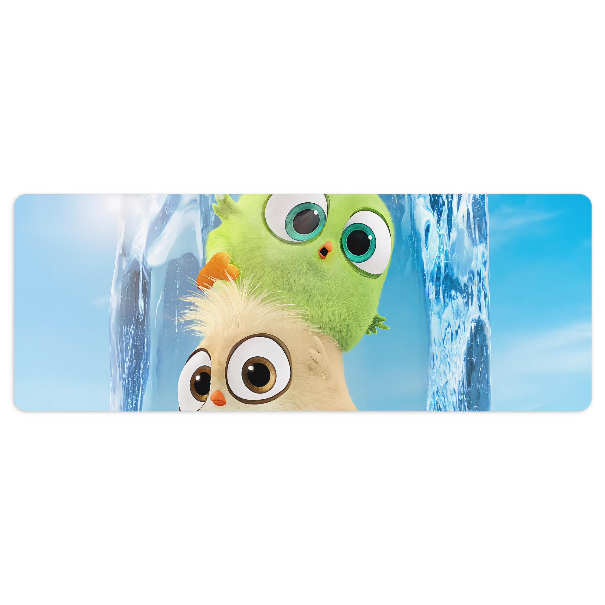 （画像用） Angry Birds アングリーバード ステッチ加工 大判デスクマット／滑り止めマウスパッド