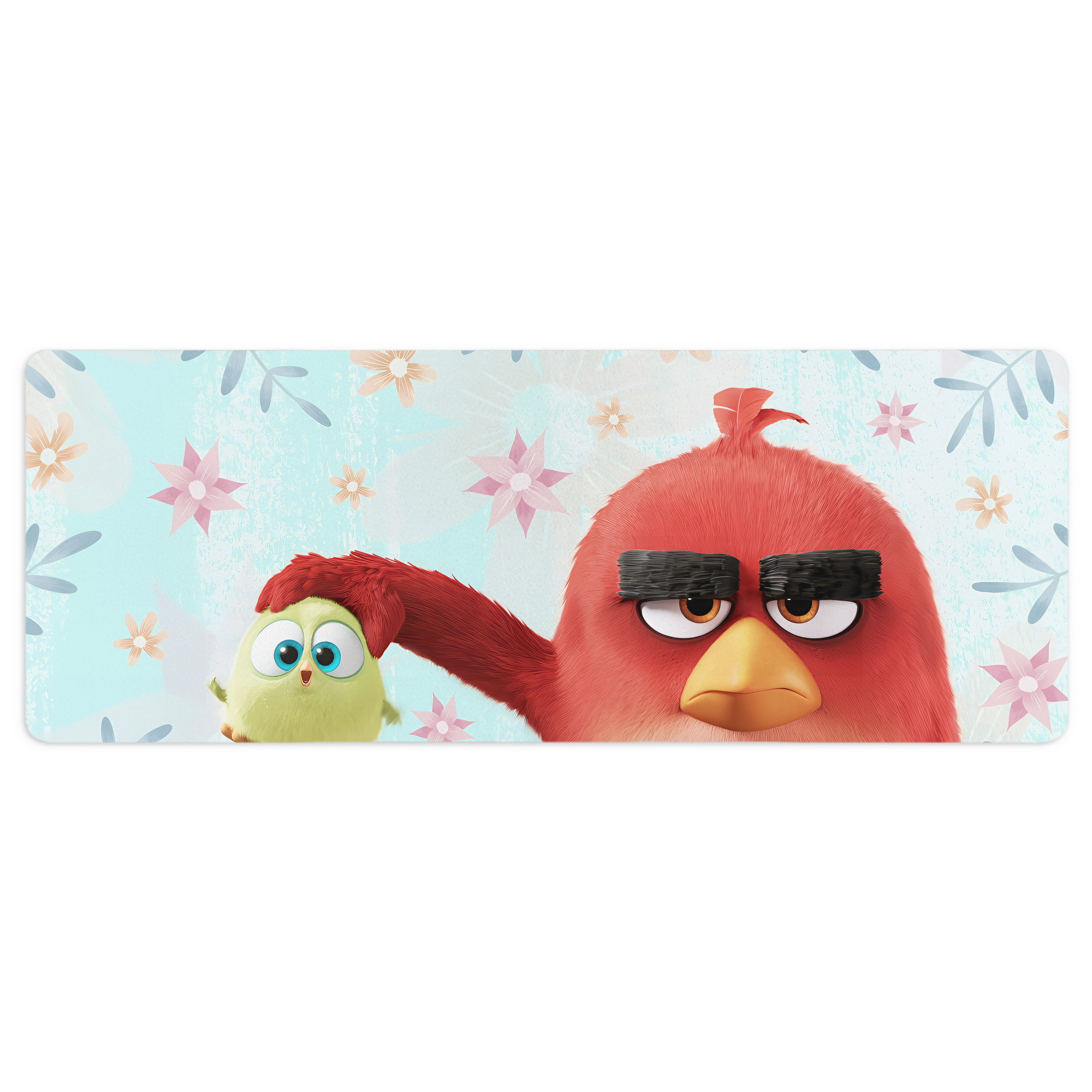 （画像用） Angry Birds アングリーバード ステッチ加工 大判デスクマット／滑り止めマウスパッド