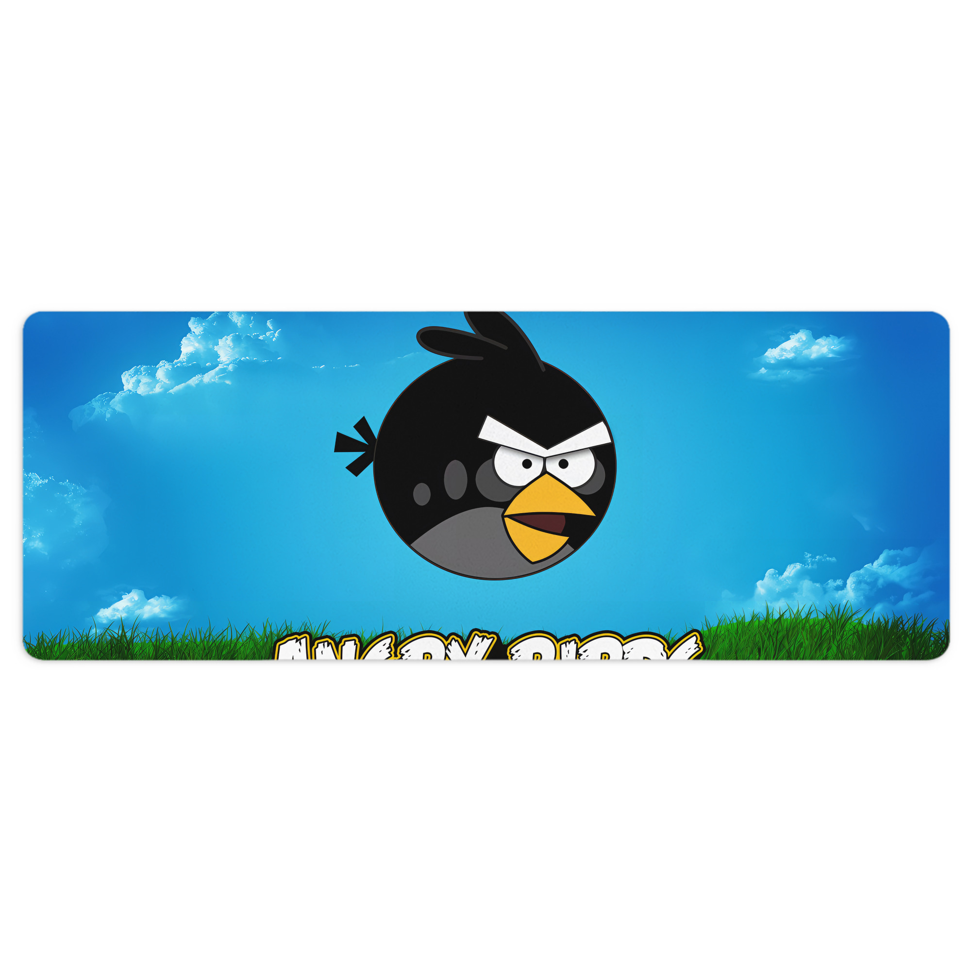 （画像用） Angry Birds アングリーバード ステッチ加工 大判デスクマット／滑り止めマウスパッド