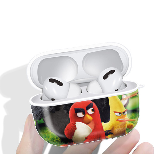 Angry Birds アングリーバード 【AirPods Pro用】ハードシェル保護ケース 耐衝撃・防指紋・カラビナ付き商品仕様