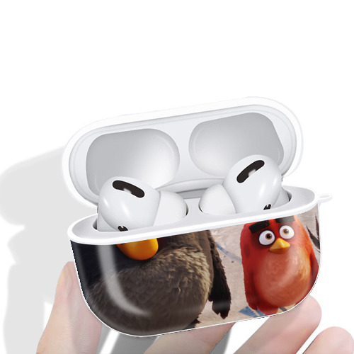 Angry Birds アングリーバード 【AirPods Pro用】ハードシェル保護ケース 耐衝撃・防指紋・カラビナ付き商品仕様