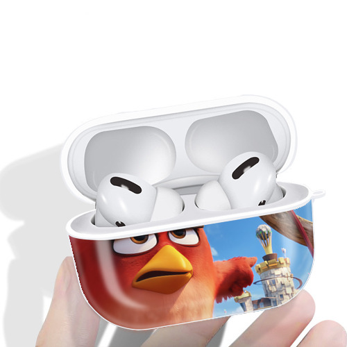 Angry Birds アングリーバード 【AirPods Pro用】ハードシェル保護ケース 耐衝撃・防指紋・カラビナ付き商品仕様