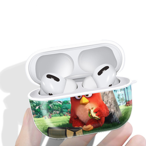 Angry Birds アングリーバード 【AirPods Pro用】ハードシェル保護ケース 耐衝撃・防指紋・カラビナ付き商品仕様