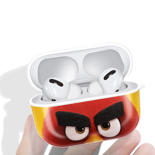 Angry Birds アングリーバード 【AirPods Pro用】ハードシェル保護ケース 耐衝撃・防指紋・カラビナ付き商品仕様