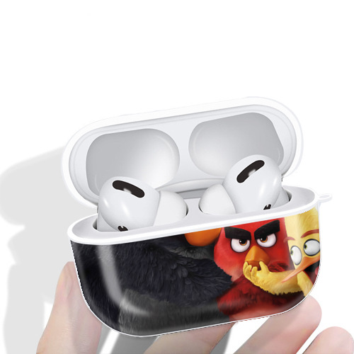 Angry Birds アングリーバード 【AirPods Pro用】ハードシェル保護ケース 耐衝撃・防指紋・カラビナ付き商品仕様