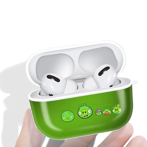 Angry Birds アングリーバード 【AirPods Pro用】ハードシェル保護ケース 耐衝撃・防指紋・カラビナ付き商品仕様