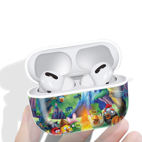 Angry Birds アングリーバード 【AirPods Pro用】ハードシェル保護ケース 耐衝撃・防指紋・カラビナ付き商品仕様