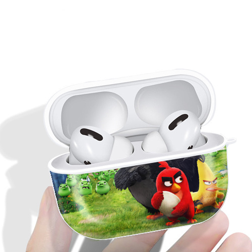 Angry Birds アングリーバード 【AirPods Pro用】ハードシェル保護ケース 耐衝撃・防指紋・カラビナ付き商品仕様