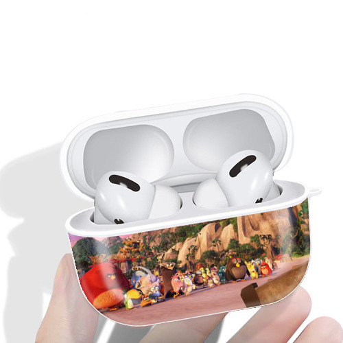 Angry Birds アングリーバード 【AirPods Pro用】ハードシェル保護ケース 耐衝撃・防指紋・カラビナ付き商品仕様