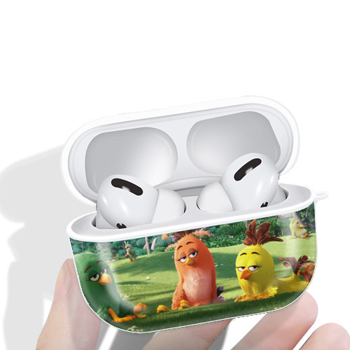 Angry Birds アングリーバード 【AirPods Pro用】ハードシェル保護ケース 耐衝撃・防指紋・カラビナ付き商品仕様