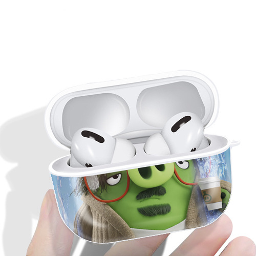 Angry Birds アングリーバード 【AirPods Pro用】ハードシェル保護ケース 耐衝撃・防指紋・カラビナ付き商品仕様