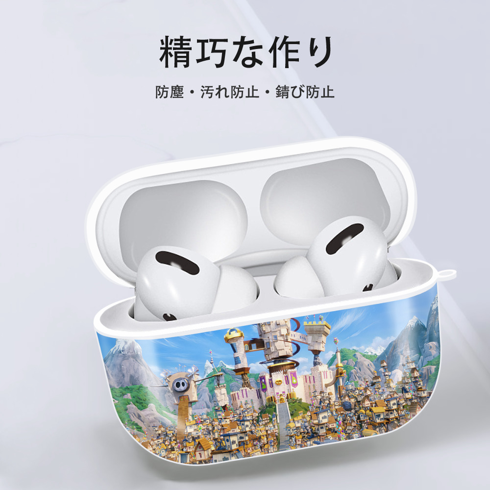Angry Birds アングリーバード 【AirPods Pro用】ハードシェル保護ケース 耐衝撃・防指紋・カラビナ付き商品仕様