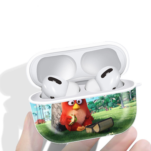 Angry Birds アングリーバード 【AirPods Pro用】ハードシェル保護ケース 耐衝撃・防指紋・カラビナ付き商品仕様