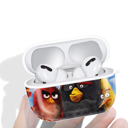 Angry Birds アングリーバード 【AirPods Pro用】ハードシェル保護ケース 耐衝撃・防指紋・カラビナ付き商品仕様
