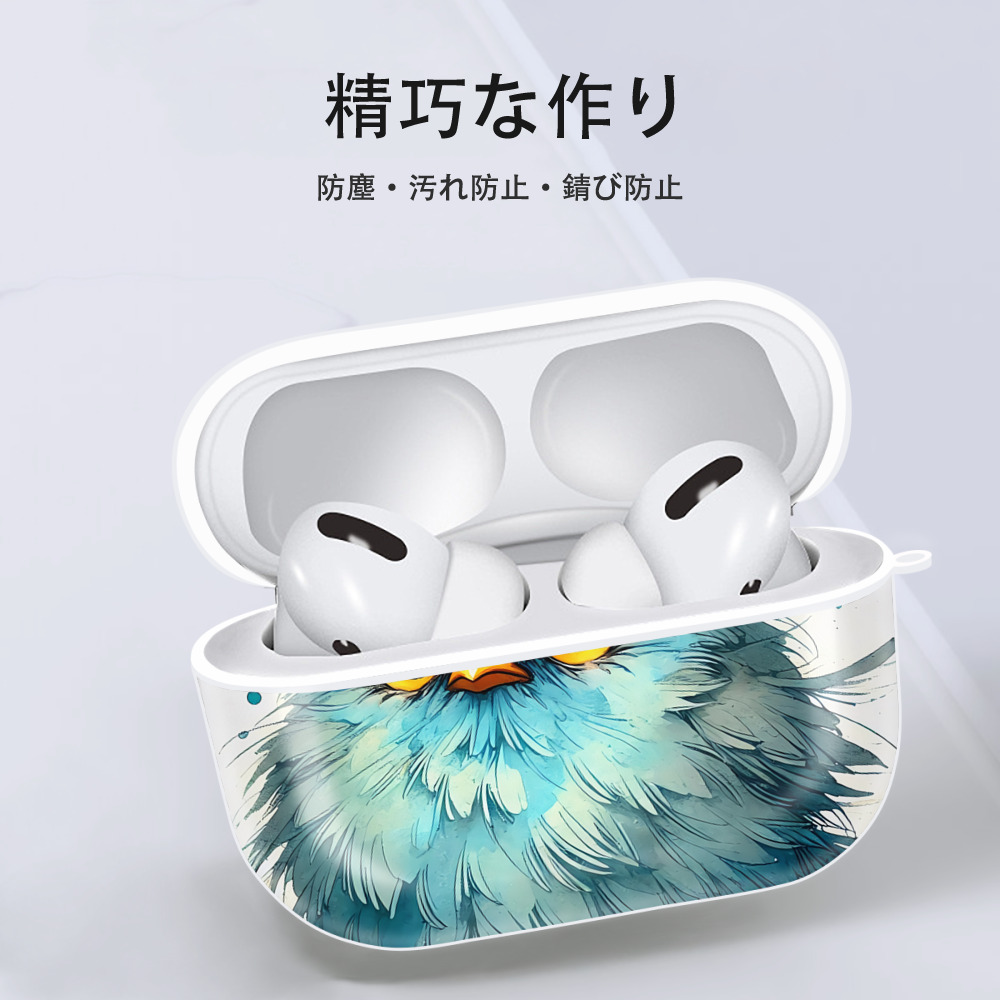 Angry Birds アングリーバード 【AirPods Pro用】ハードシェル保護ケース 耐衝撃・防指紋・カラビナ付き商品仕様