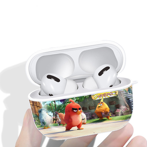 Angry Birds アングリーバード 【AirPods Pro用】ハードシェル保護ケース 耐衝撃・防指紋・カラビナ付き商品仕様