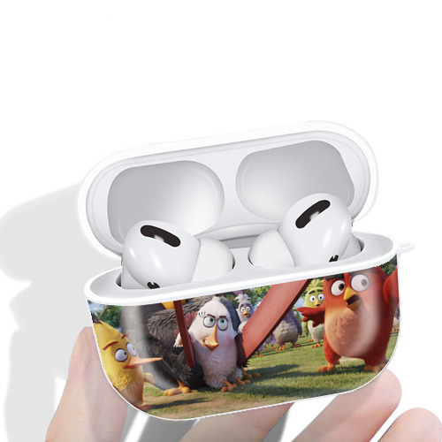Angry Birds アングリーバード 【AirPods Pro用】ハードシェル保護ケース 耐衝撃・防指紋・カラビナ付き商品仕様