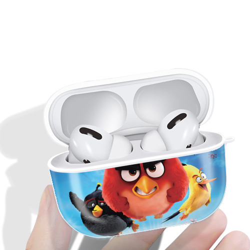 Angry Birds アングリーバード 【AirPods Pro用】ハードシェル保護ケース 耐衝撃・防指紋・カラビナ付き商品仕様