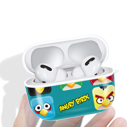 Angry Birds アングリーバード 【AirPods Pro用】ハードシェル保護ケース 耐衝撃・防指紋・カラビナ付き商品仕様