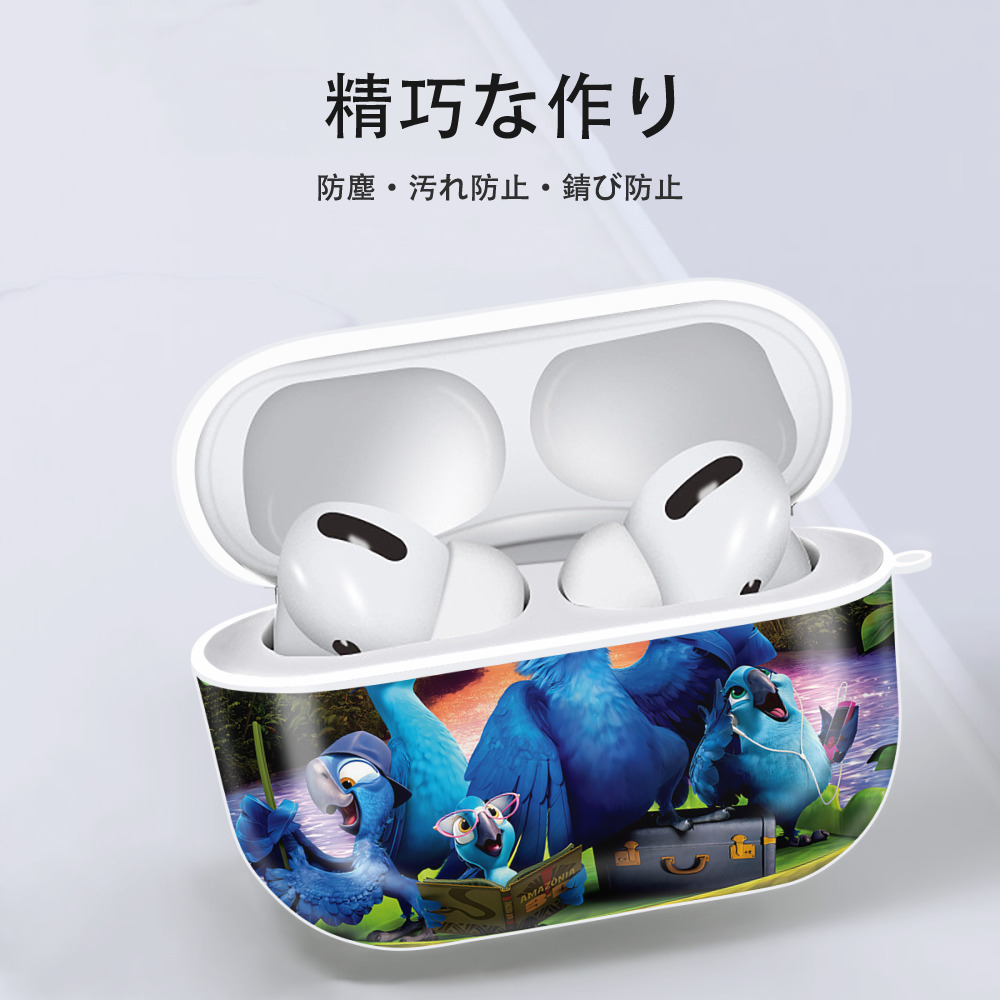 Angry Birds アングリーバード 【AirPods Pro用】ハードシェル保護ケース 耐衝撃・防指紋・カラビナ付き商品仕様
