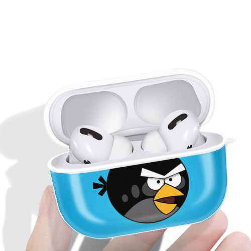 Angry Birds アングリーバード 【AirPods Pro用】ハードシェル保護ケース 耐衝撃・防指紋・カラビナ付き商品仕様