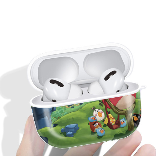 Angry Birds アングリーバード 【AirPods Pro用】ハードシェル保護ケース 耐衝撃・防指紋・カラビナ付き商品仕様