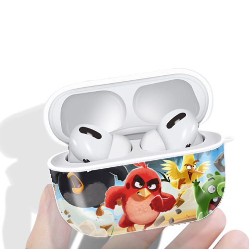 Angry Birds アングリーバード 【AirPods Pro用】ハードシェル保護ケース 耐衝撃・防指紋・カラビナ付き商品仕様