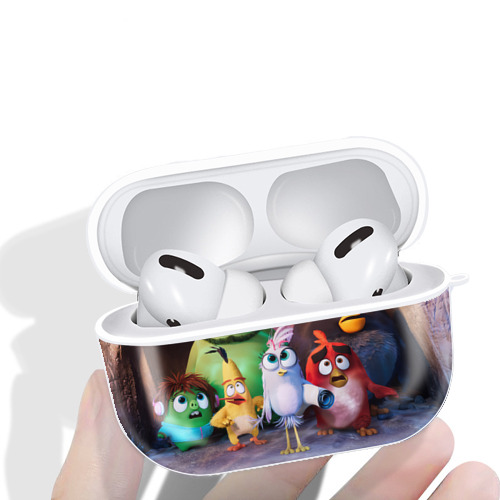 Angry Birds アングリーバード 【AirPods Pro用】ハードシェル保護ケース 耐衝撃・防指紋・カラビナ付き商品仕様