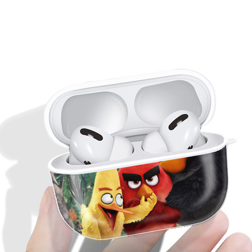 Angry Birds アングリーバード 【AirPods Pro用】ハードシェル保護ケース 耐衝撃・防指紋・カラビナ付き商品仕様
