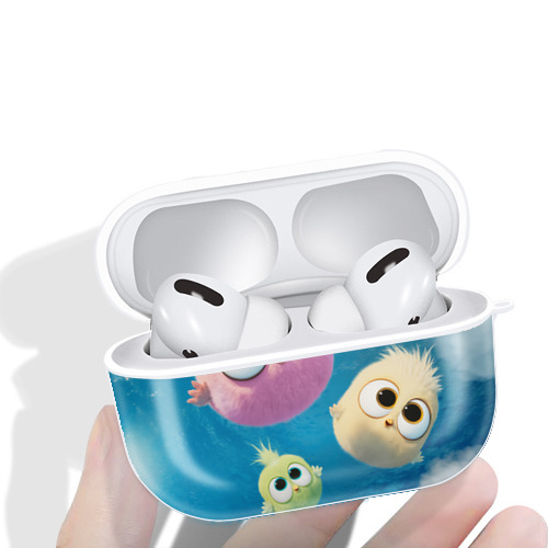 Angry Birds アングリーバード 【AirPods Pro用】ハードシェル保護ケース 耐衝撃・防指紋・カラビナ付き商品仕様