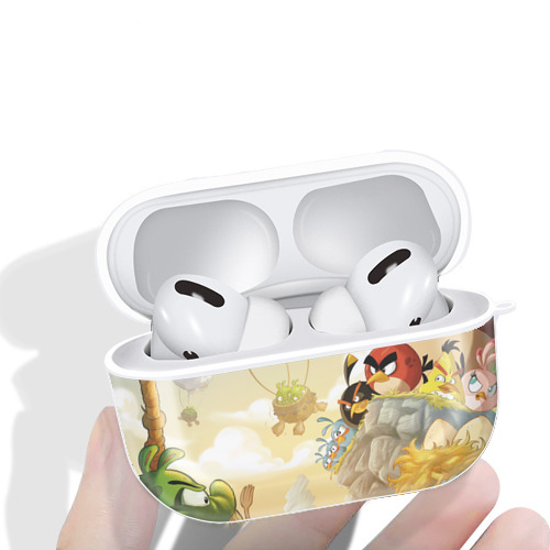 Angry Birds アングリーバード 【AirPods Pro用】ハードシェル保護ケース 耐衝撃・防指紋・カラビナ付き商品仕様