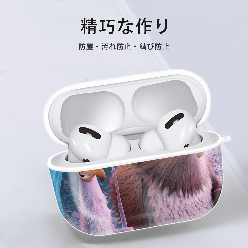 Angry Birds アングリーバード 【AirPods Pro用】ハードシェル保護ケース 耐衝撃・防指紋・カラビナ付き商品仕様