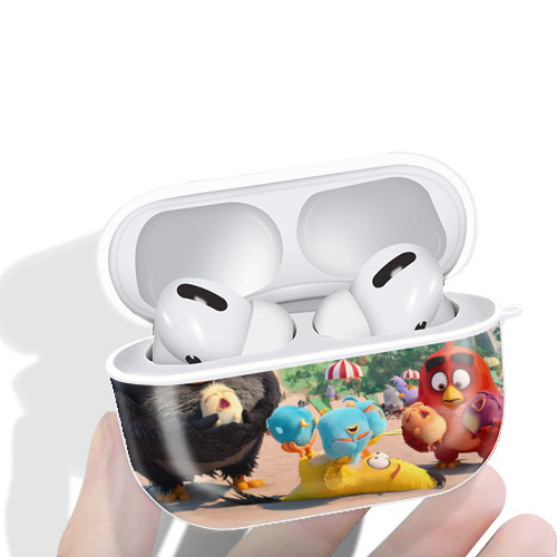 Angry Birds アングリーバード 【AirPods Pro用】ハードシェル保護ケース 耐衝撃・防指紋・カラビナ付き商品仕様