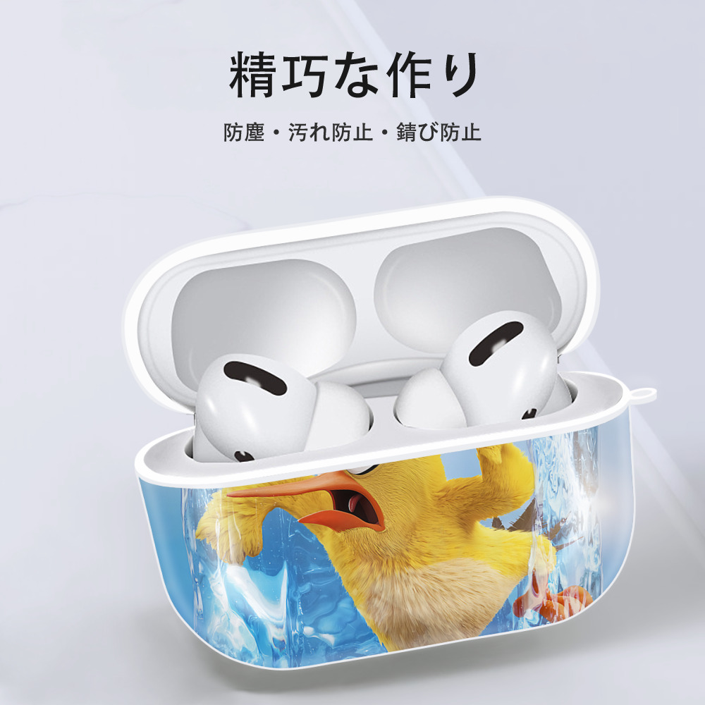 Angry Birds アングリーバード 【AirPods Pro用】ハードシェル保護ケース 耐衝撃・防指紋・カラビナ付き商品仕様