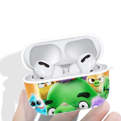 Angry Birds アングリーバード 【AirPods Pro用】ハードシェル保護ケース 耐衝撃・防指紋・カラビナ付き商品仕様