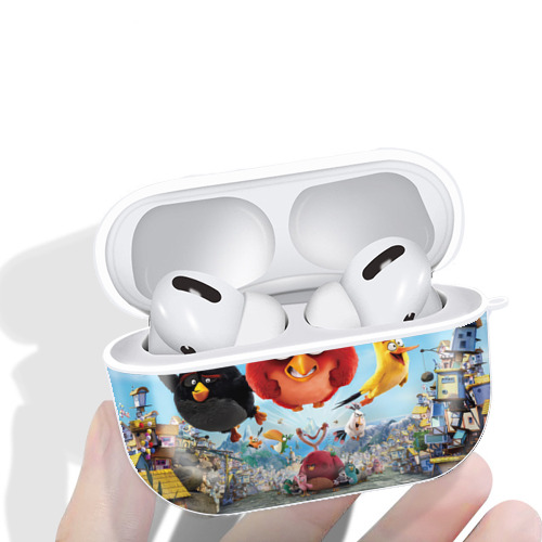 Angry Birds アングリーバード 【AirPods Pro用】ハードシェル保護ケース 耐衝撃・防指紋・カラビナ付き商品仕様