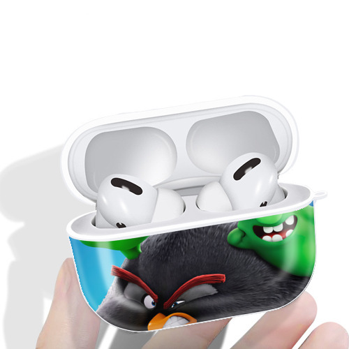 Angry Birds アングリーバード 【AirPods Pro用】ハードシェル保護ケース 耐衝撃・防指紋・カラビナ付き商品仕様