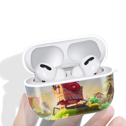 Angry Birds アングリーバード 【AirPods Pro用】ハードシェル保護ケース 耐衝撃・防指紋・カラビナ付き商品仕様