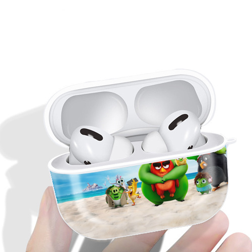 Angry Birds アングリーバード 【AirPods Pro用】ハードシェル保護ケース 耐衝撃・防指紋・カラビナ付き商品仕様